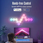 RGB Hexagonal Wall Light with APP Control