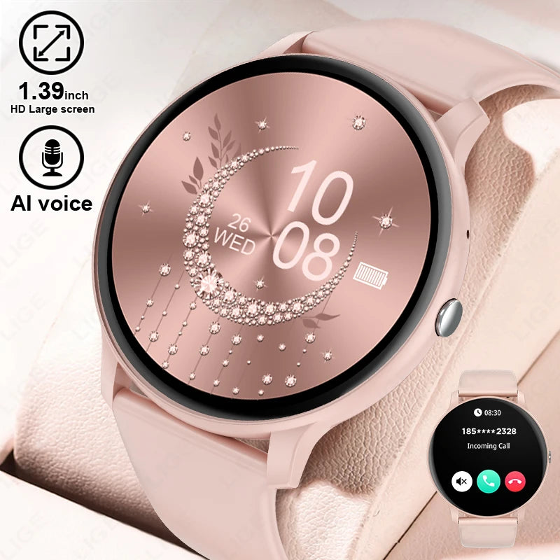 LIGE Smart Fitness Watch with Heart Rate