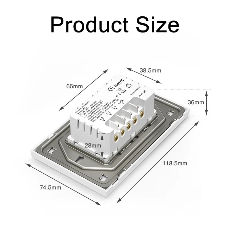 Milfra Smart WiFi Wall Switch (Tuya)