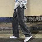 Men Loose Wide-Leg Streetwear Jeans