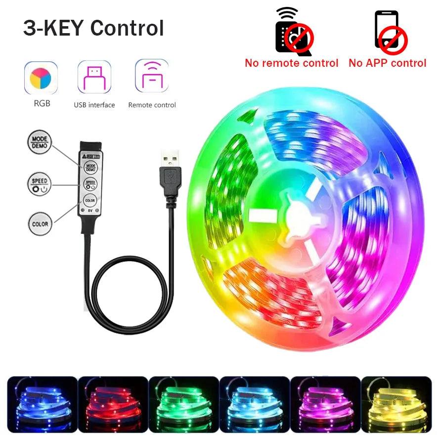 RGB LED Strip Lights with APP Control