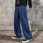 Men Loose Wide-Leg Streetwear Jeans