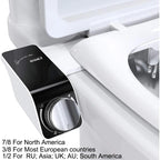 Bidet Toilet Seat Attachment Dual Nozzle