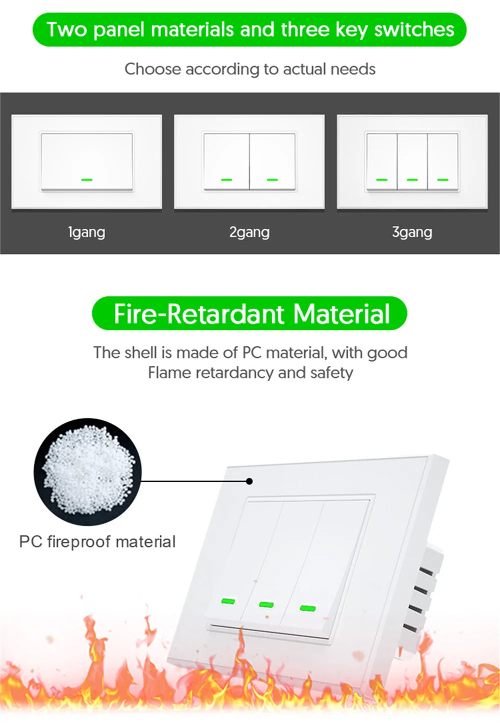 Milfra Smart WiFi Wall Switch (Tuya)