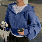 Women Fleece-Lined Warm Hooded Sweatshirt