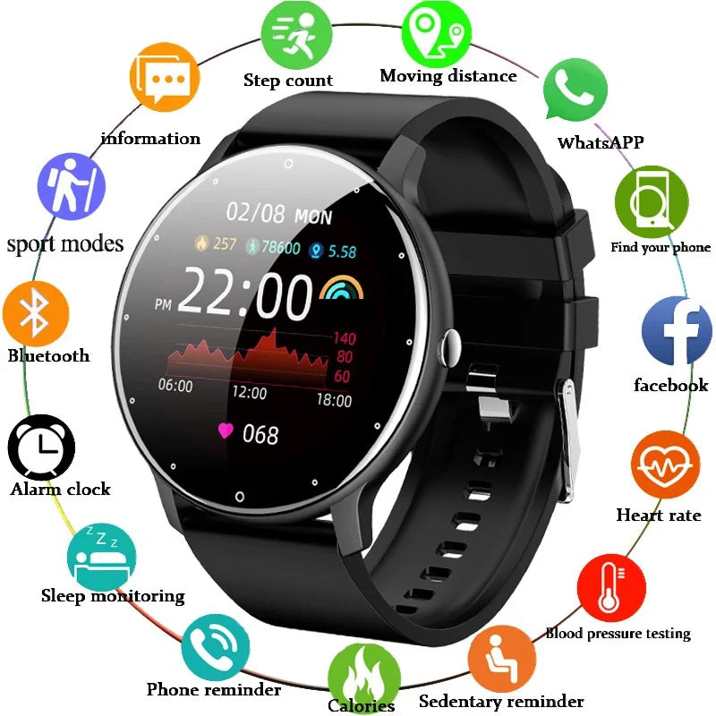 LIGE 2025 Smart Watch Waterproof Fitness