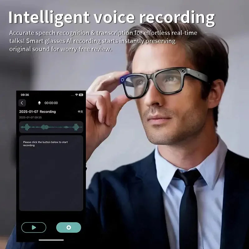 AI Smart Glasses with Camera & Translator